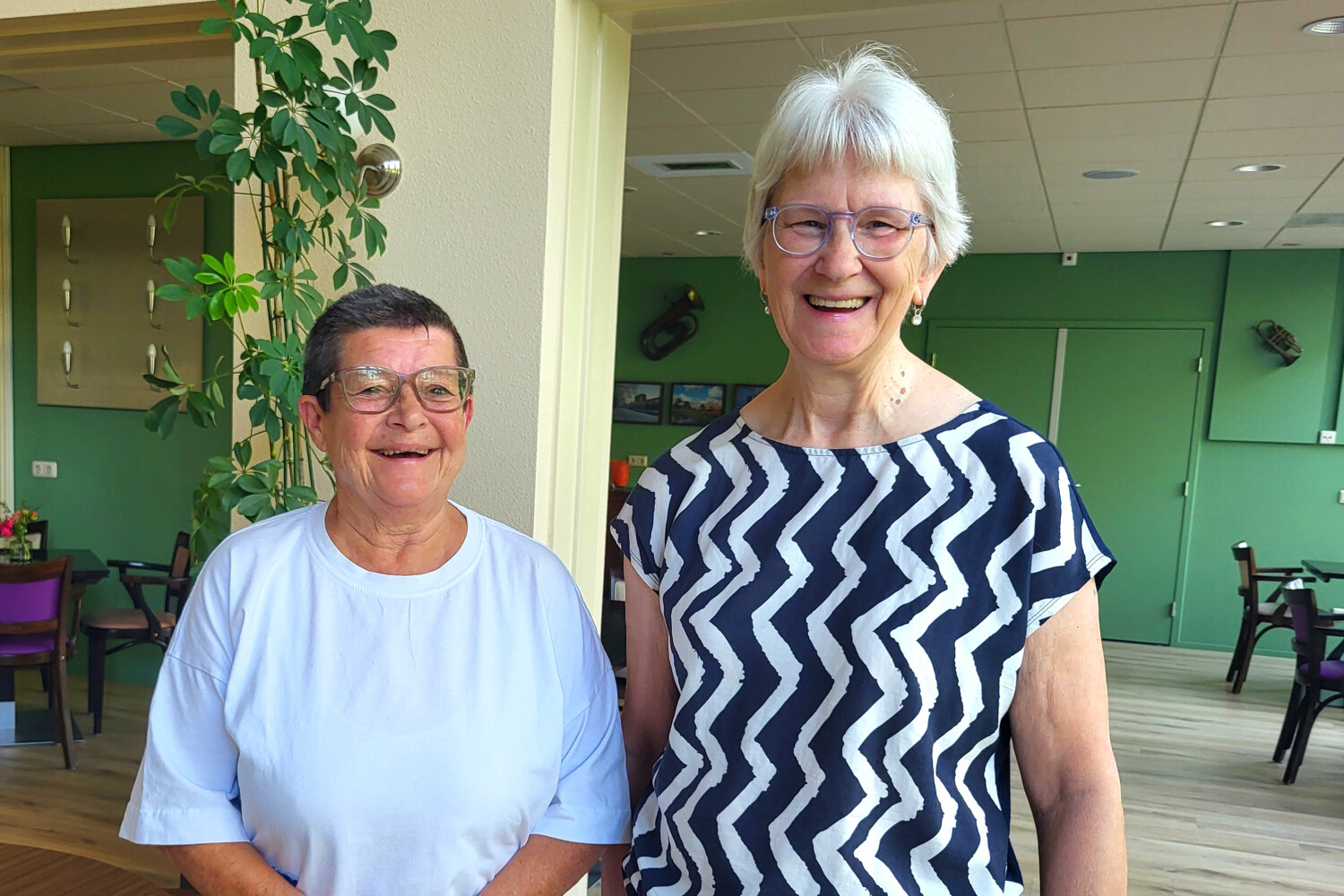 Twee bewoners van locatie Fermate (Vereen) in Zwolle.